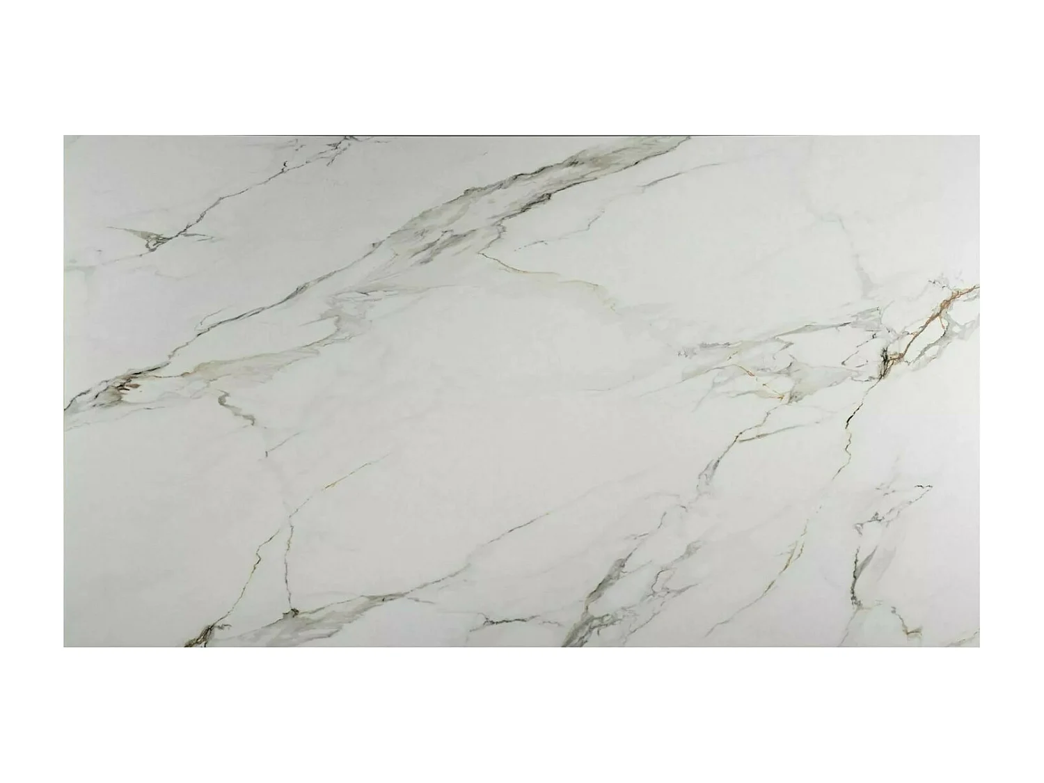 Tavolo di design allungabile Viro 180-240 cm in metallo e marmo bianco