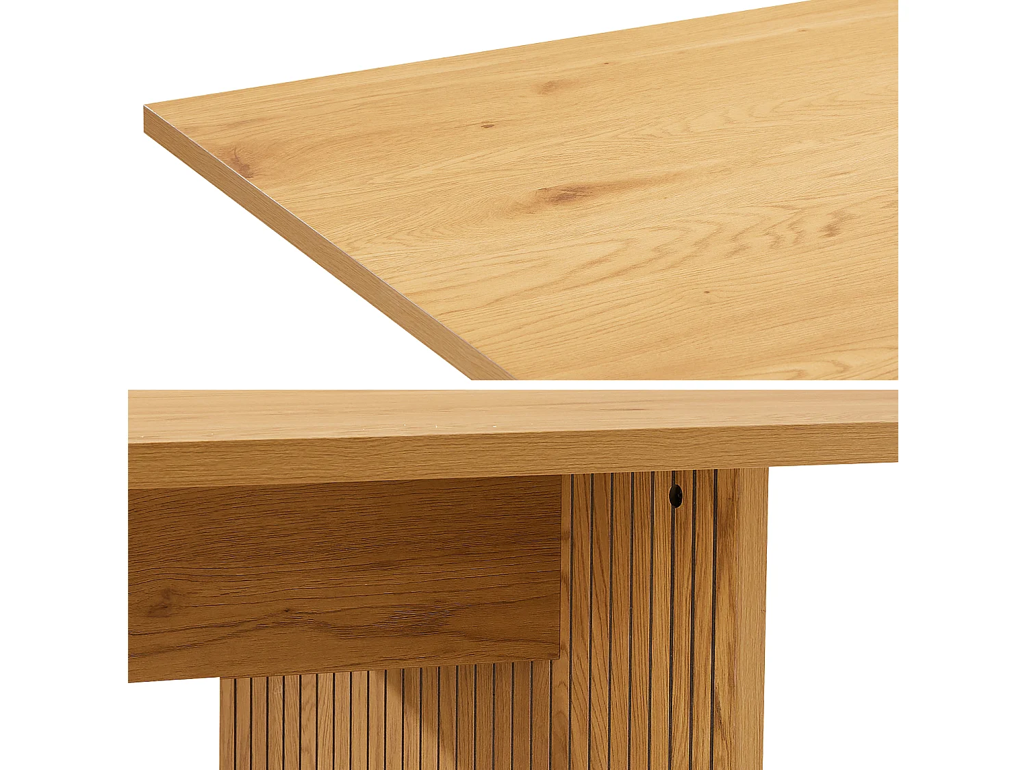 ALMA Scandinavische tafel 180cm en 2 banken set - HAPPY GARDEN