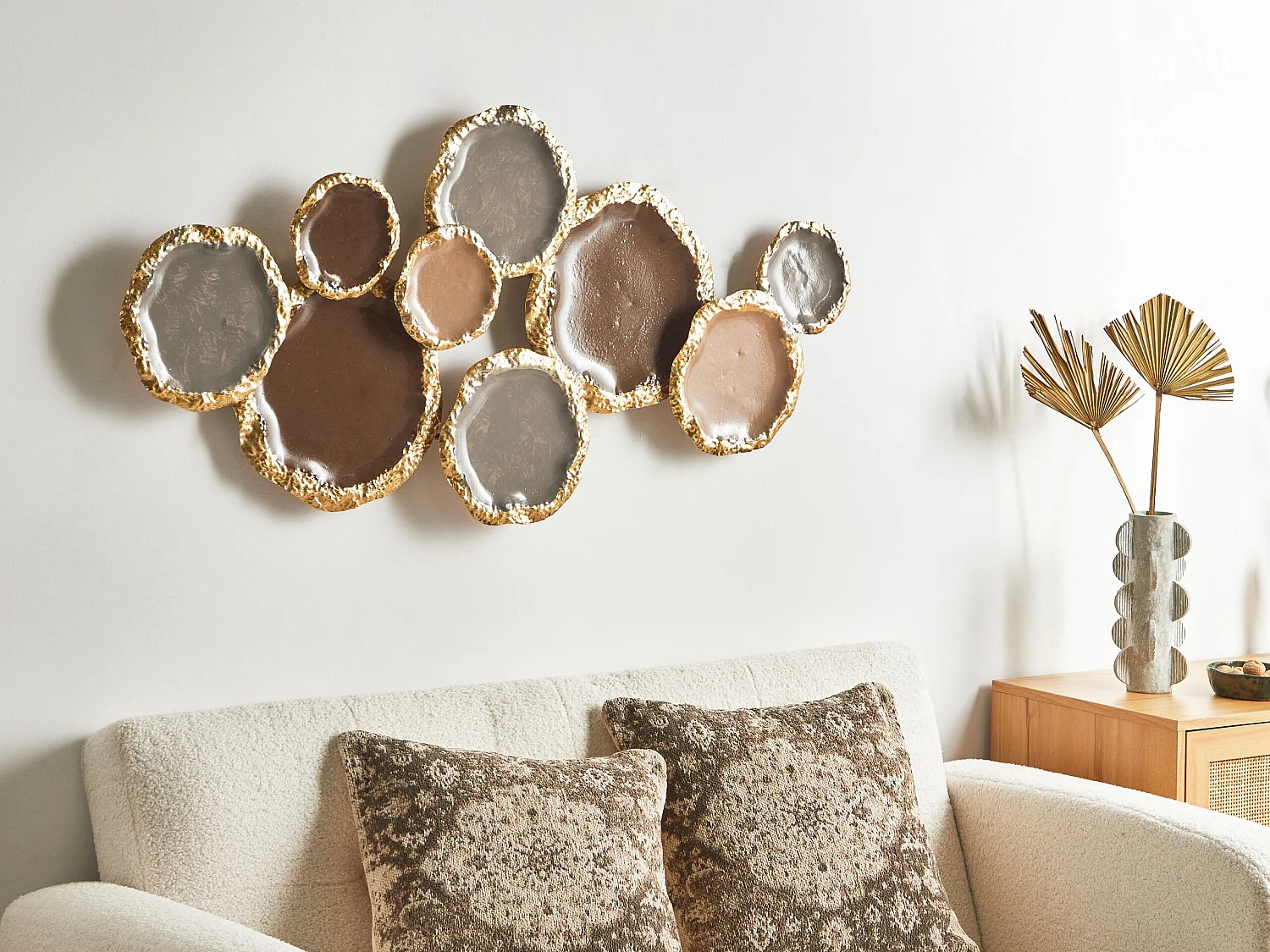 Décoration murale ARGON Métal 57 cm Multicolore