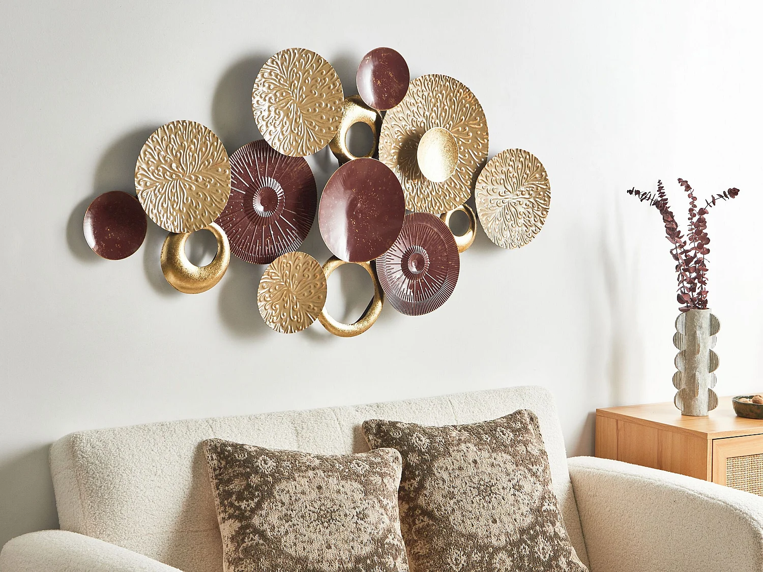 Decorazione da parete BROMINE Metallo 69 cm Oro