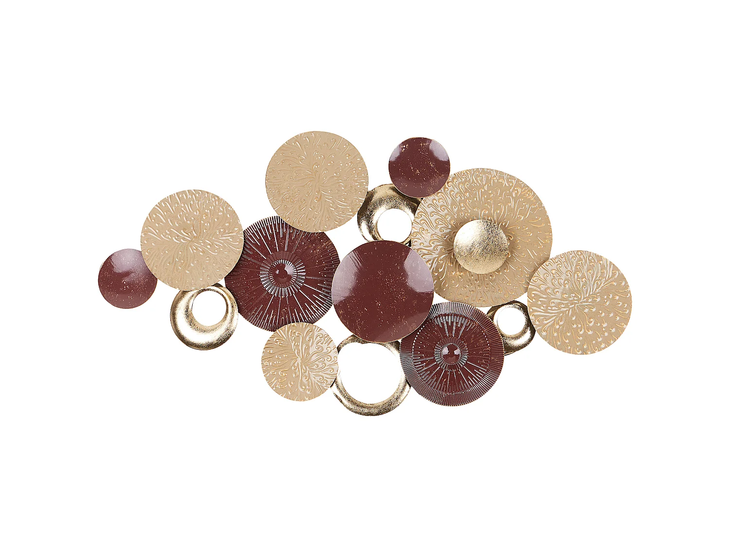 Decorazione da parete BROMINE Metallo 69 cm Oro