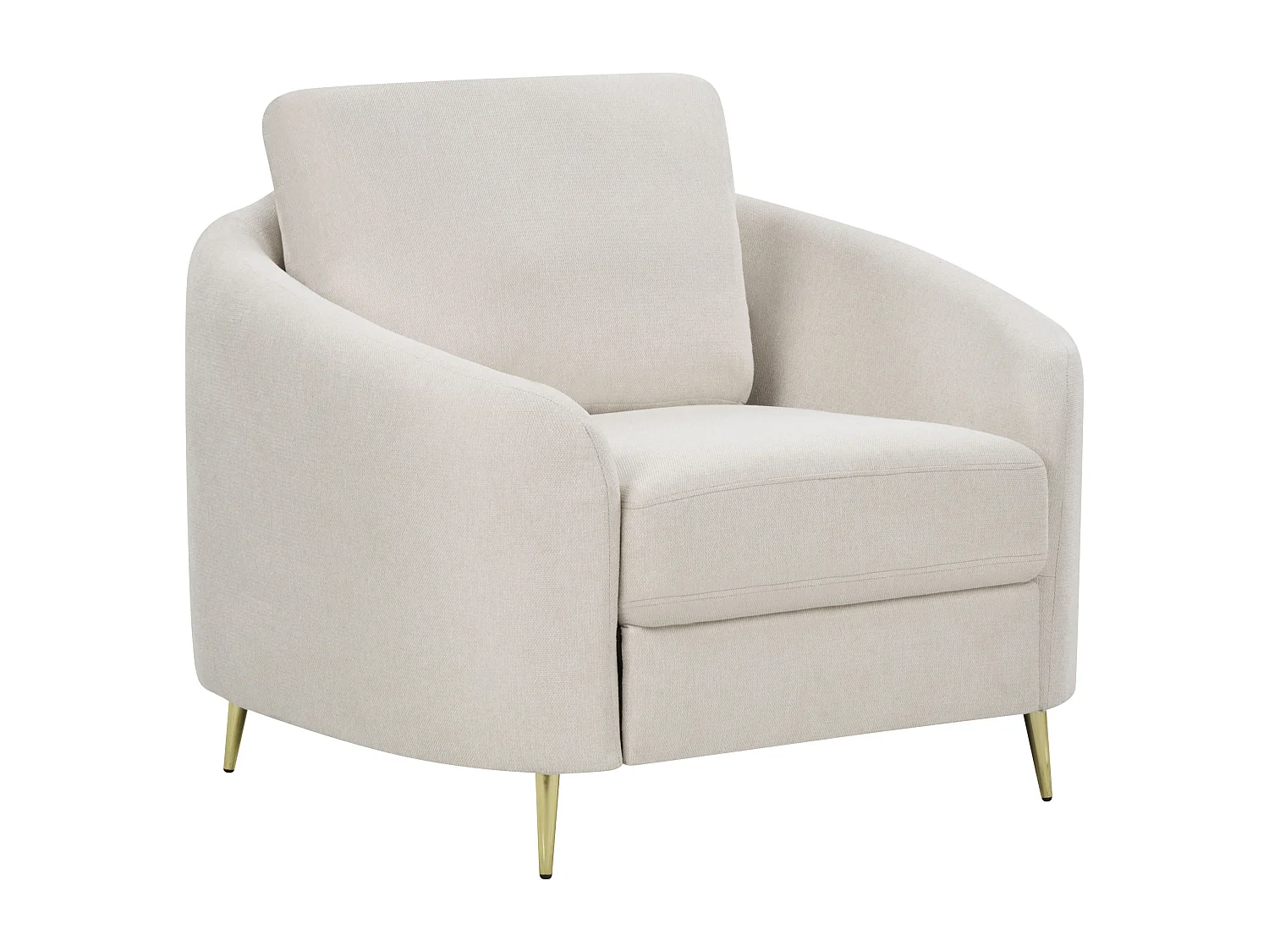 Fauteuil TROSA Tissu Beige clair