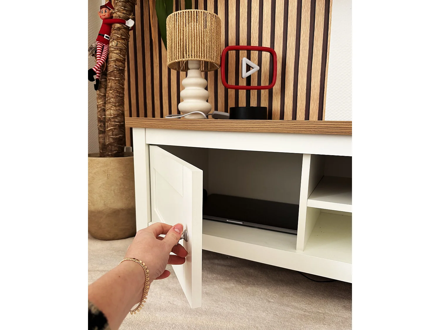 TV Stand ATOCA Off-White