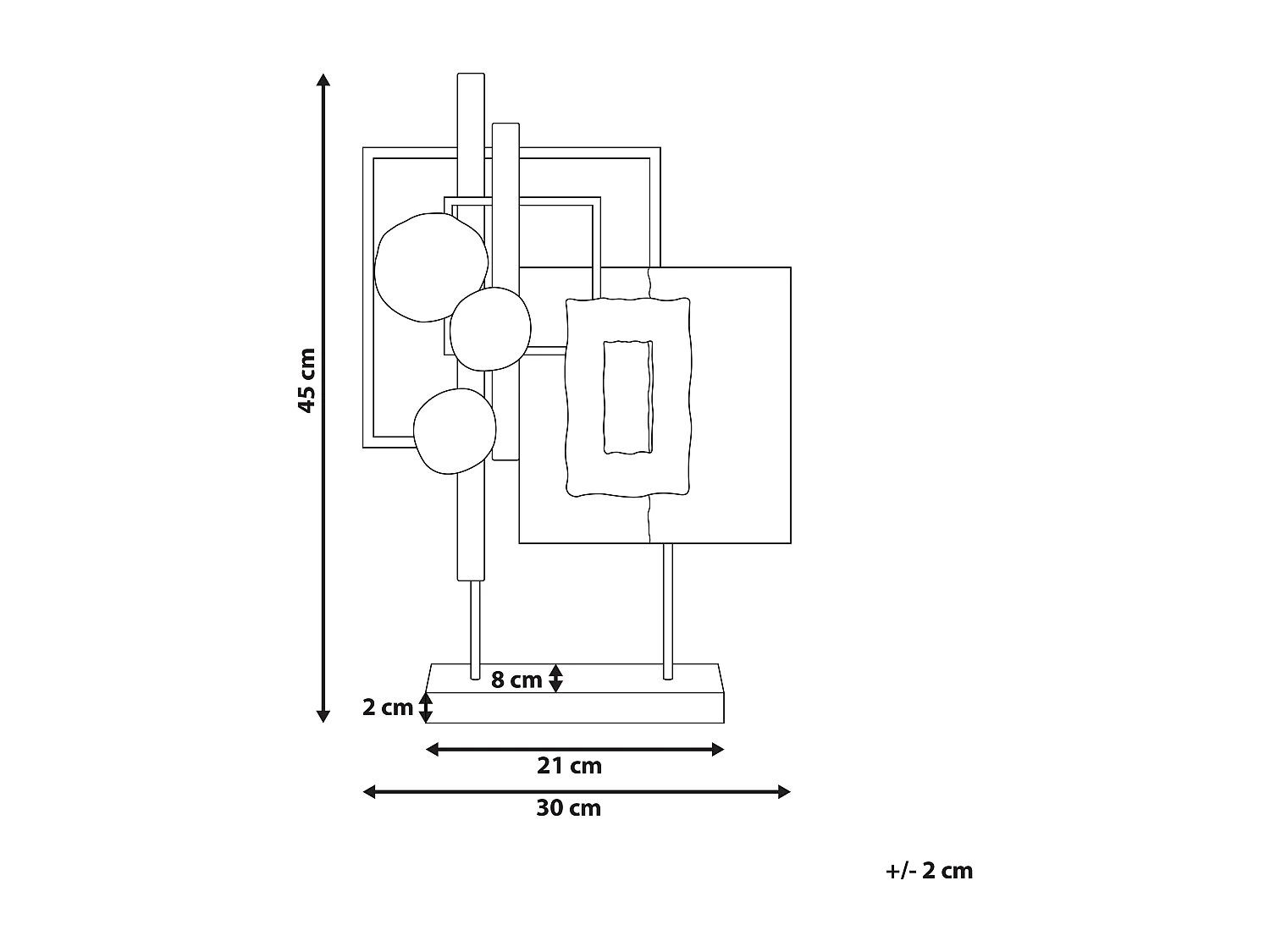 Accessoire Décoratif SULFUR Métal Doré