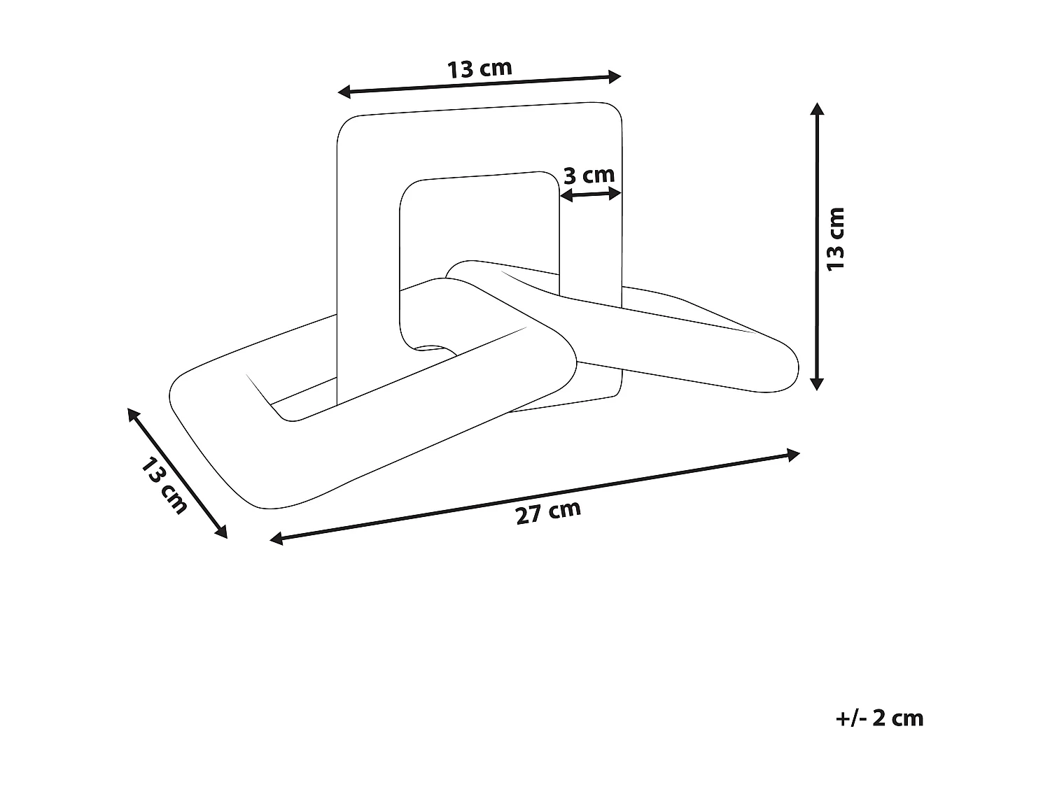 Accessoire Décoratif Chaîne IRAKLIO Pierre Blanc