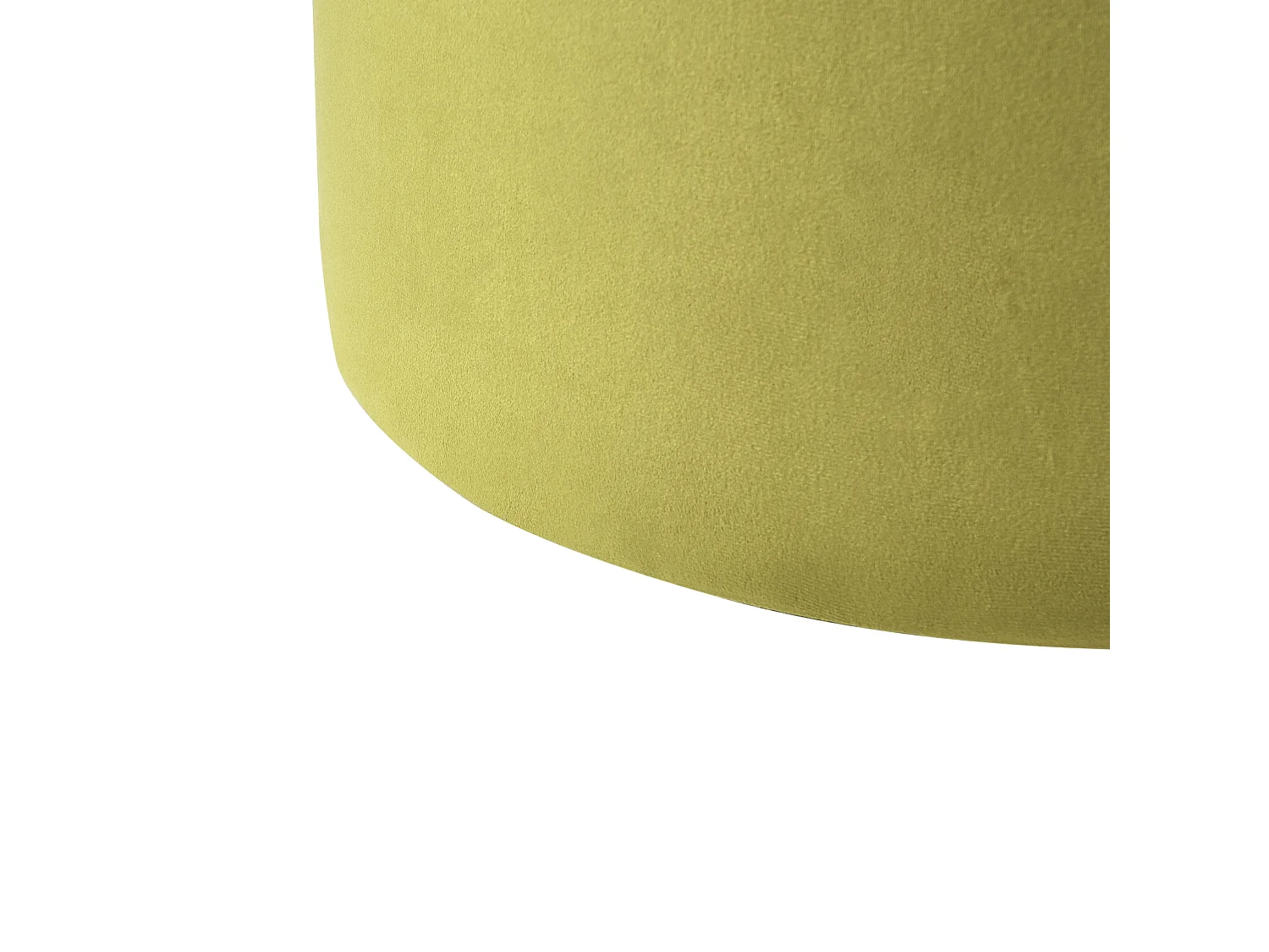 Pouf LOVETT Velours Vert olive