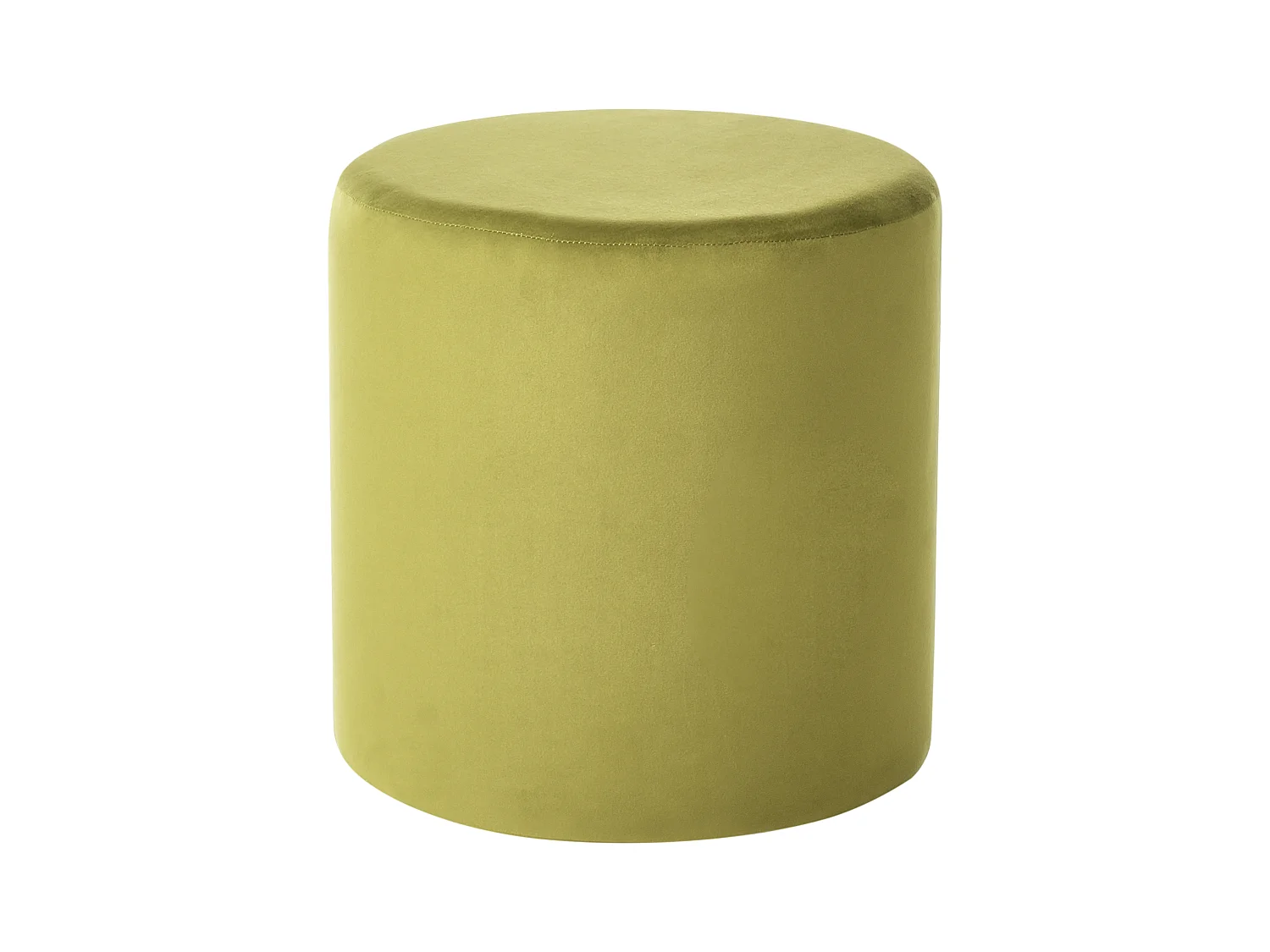 Pouf LOVETT Velours Vert olive