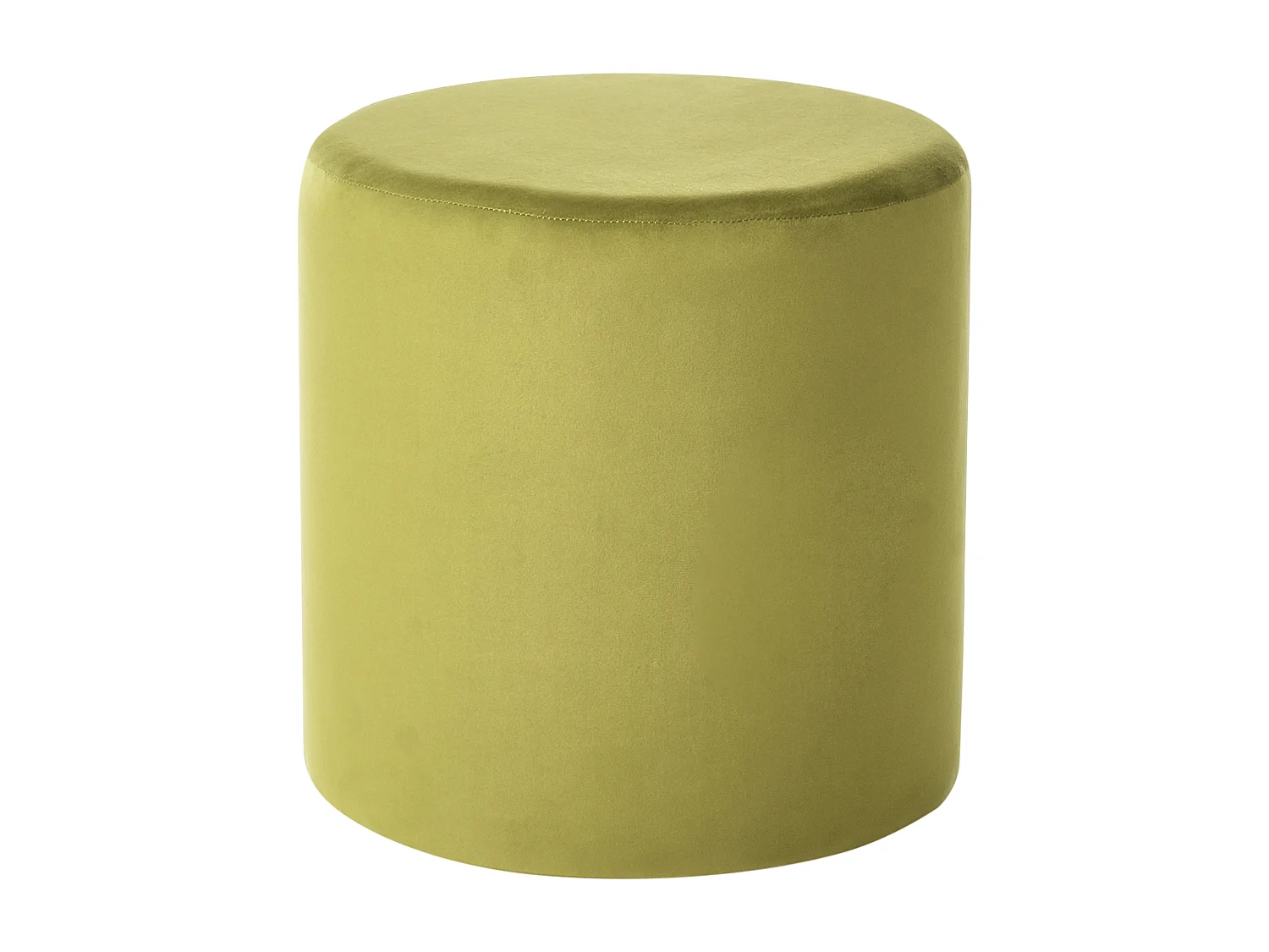 Pouf LOVETT Velours Vert olive