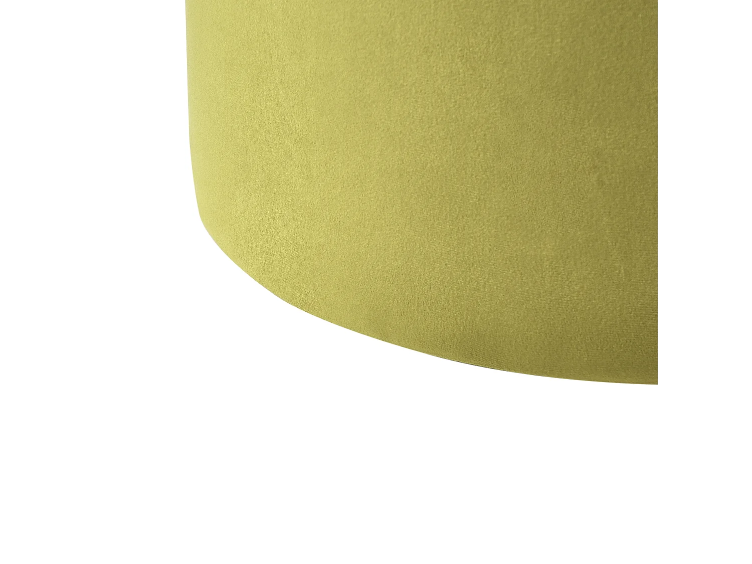 Pouf LOVETT Velours Vert olive