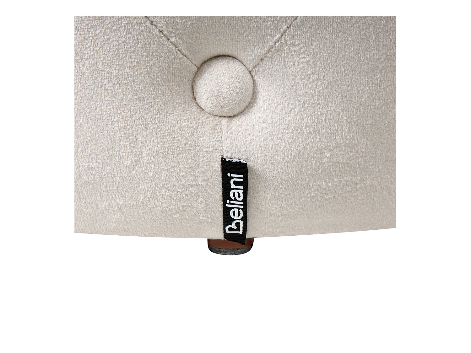 Puf COROLLA Welur Jasnobeżowy 40 cm 40 cm 40 cm