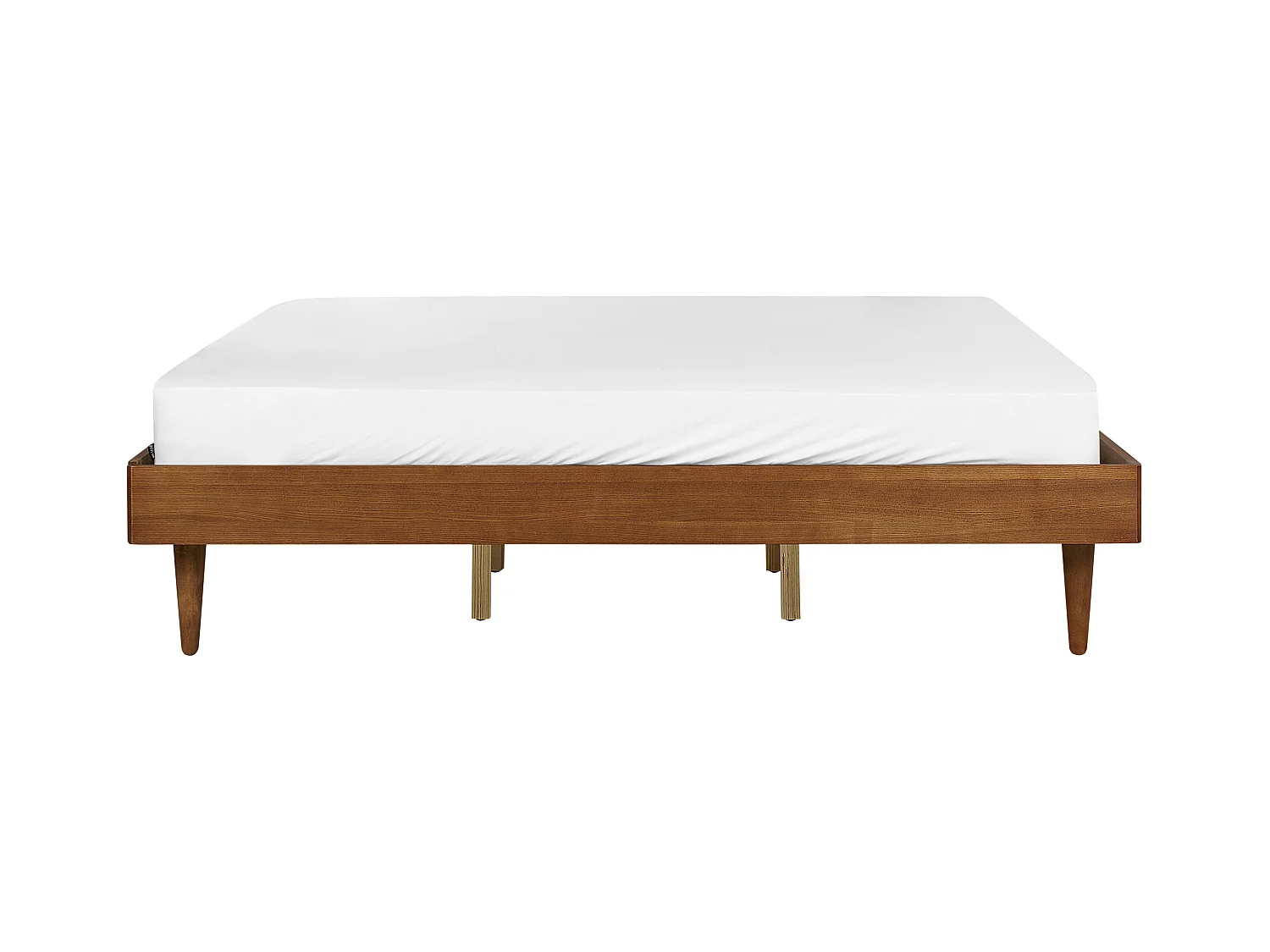 Bed met LED-verlichting Hout TOUCY 180 x 200 cm Lichte houtkleur