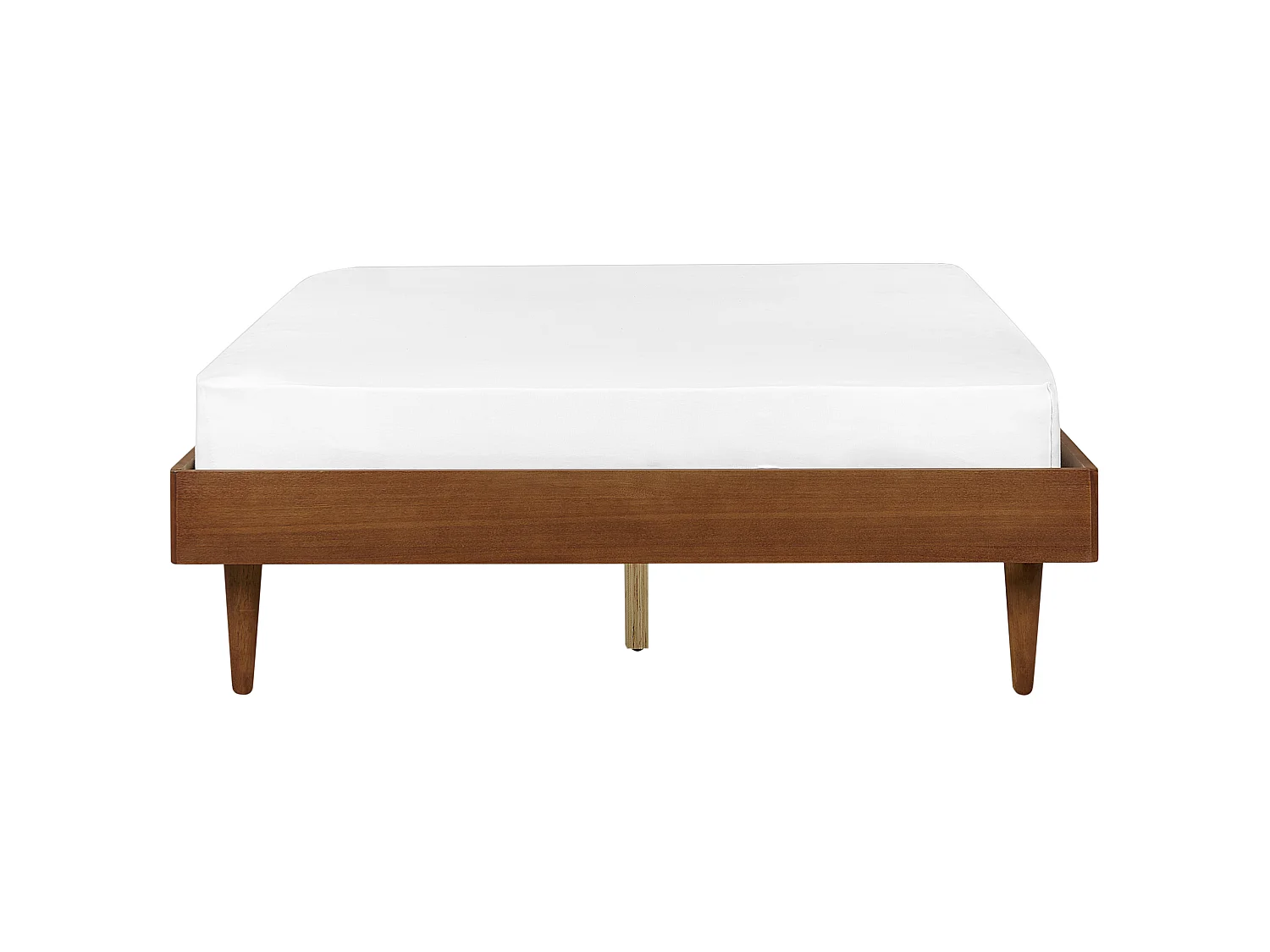 Lit avec sommier TOUCY 140 x 200 cm Frêne marron