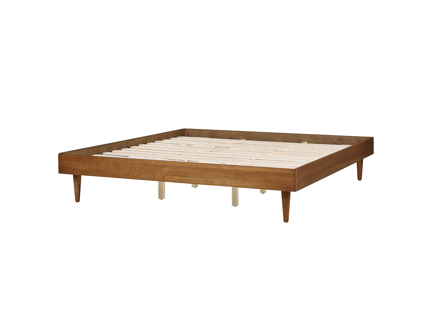 Bed TOUCY 180 x 200 cm (EU Super King) Brown Ash Wood