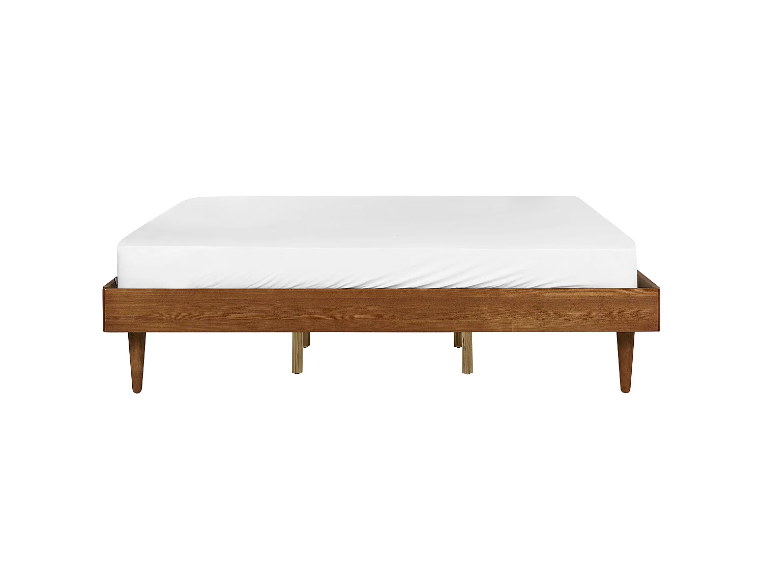 Lit avec sommier TOUCY 180 x 200 cm Frêne marron