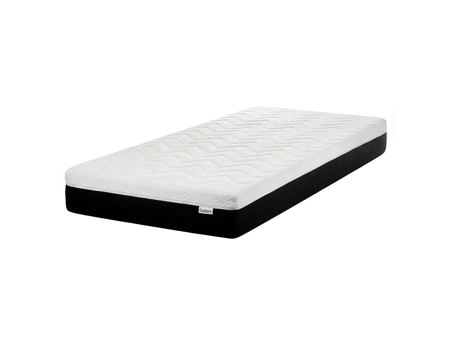 Matelas simple en mousse de gel moyenne avec housse amovible 90 x 200 cm SPONGY