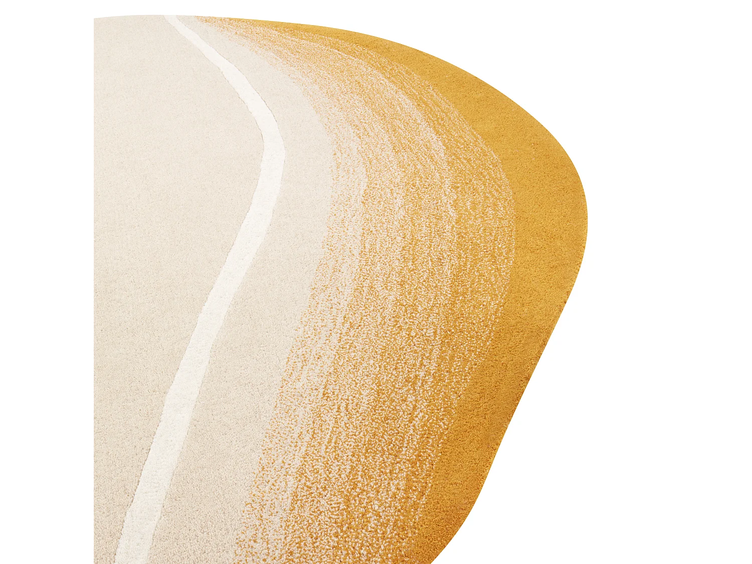 Tapis GRENADE Beige ø 140 cm Laine
