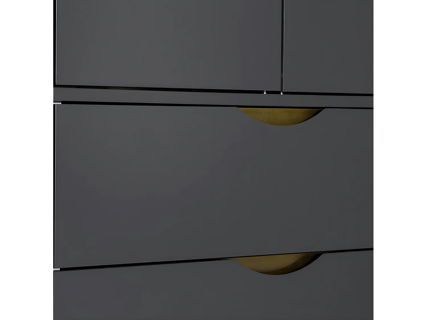 Armoire 2 Portes Design "Kobe" 195cm Gris