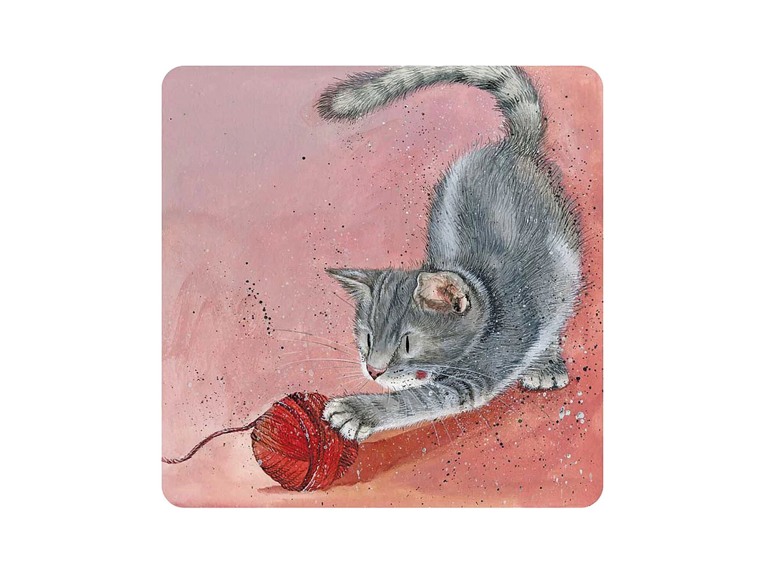 Dessous de verre Chat Pixie par Alex Clark