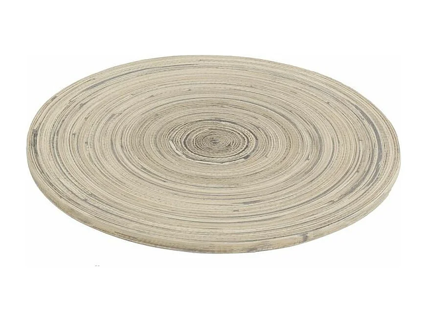 Dessous de plat en bambou naturel et noir