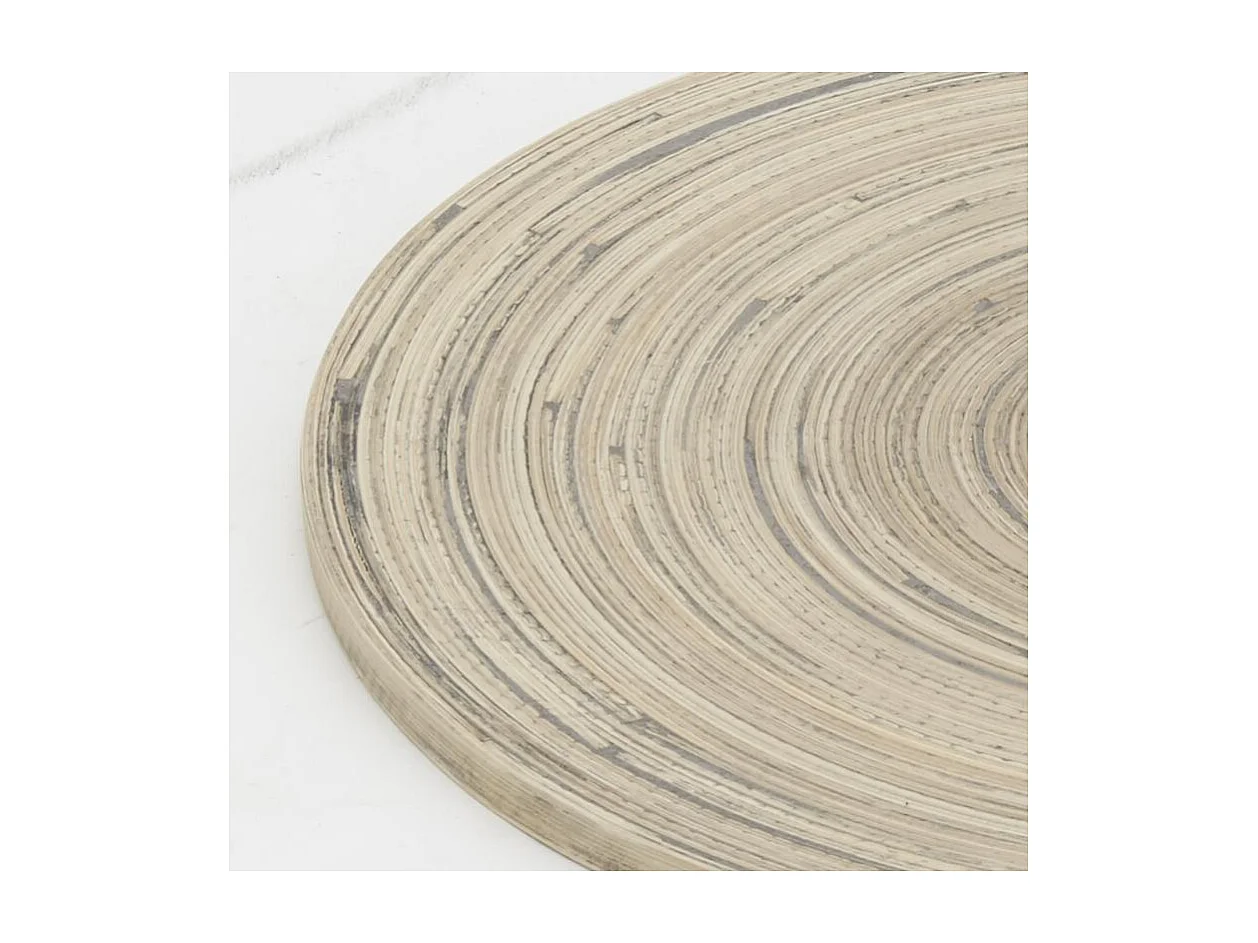Dessous de plat en bambou naturel et noir