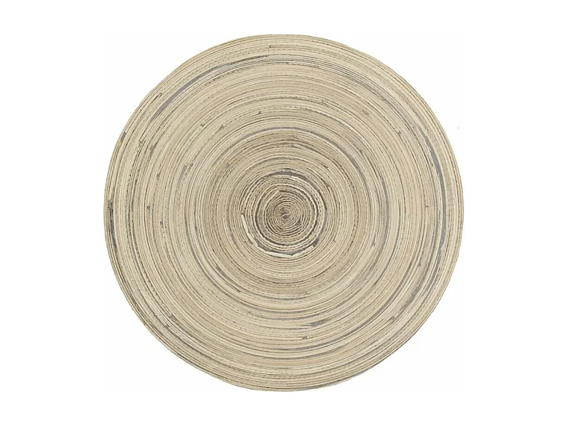 Dessous de plat en bambou naturel et noir