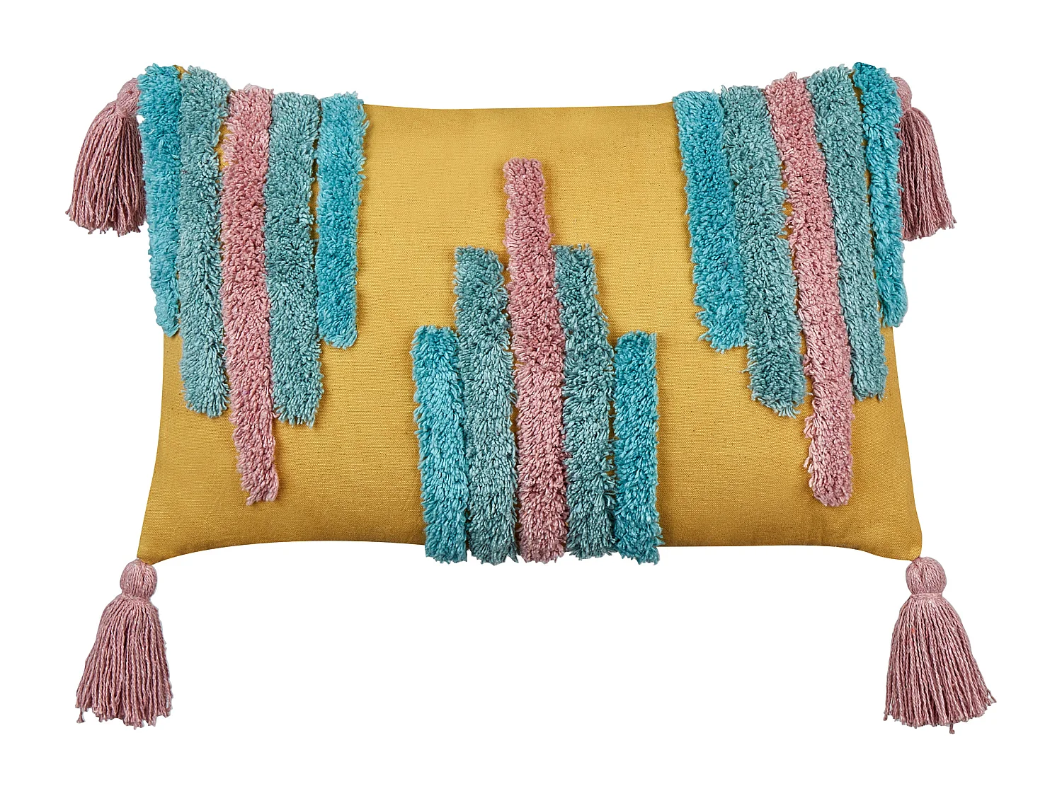 Lot de 2 coussins 30 x 50 cm multicolore DIJKOT