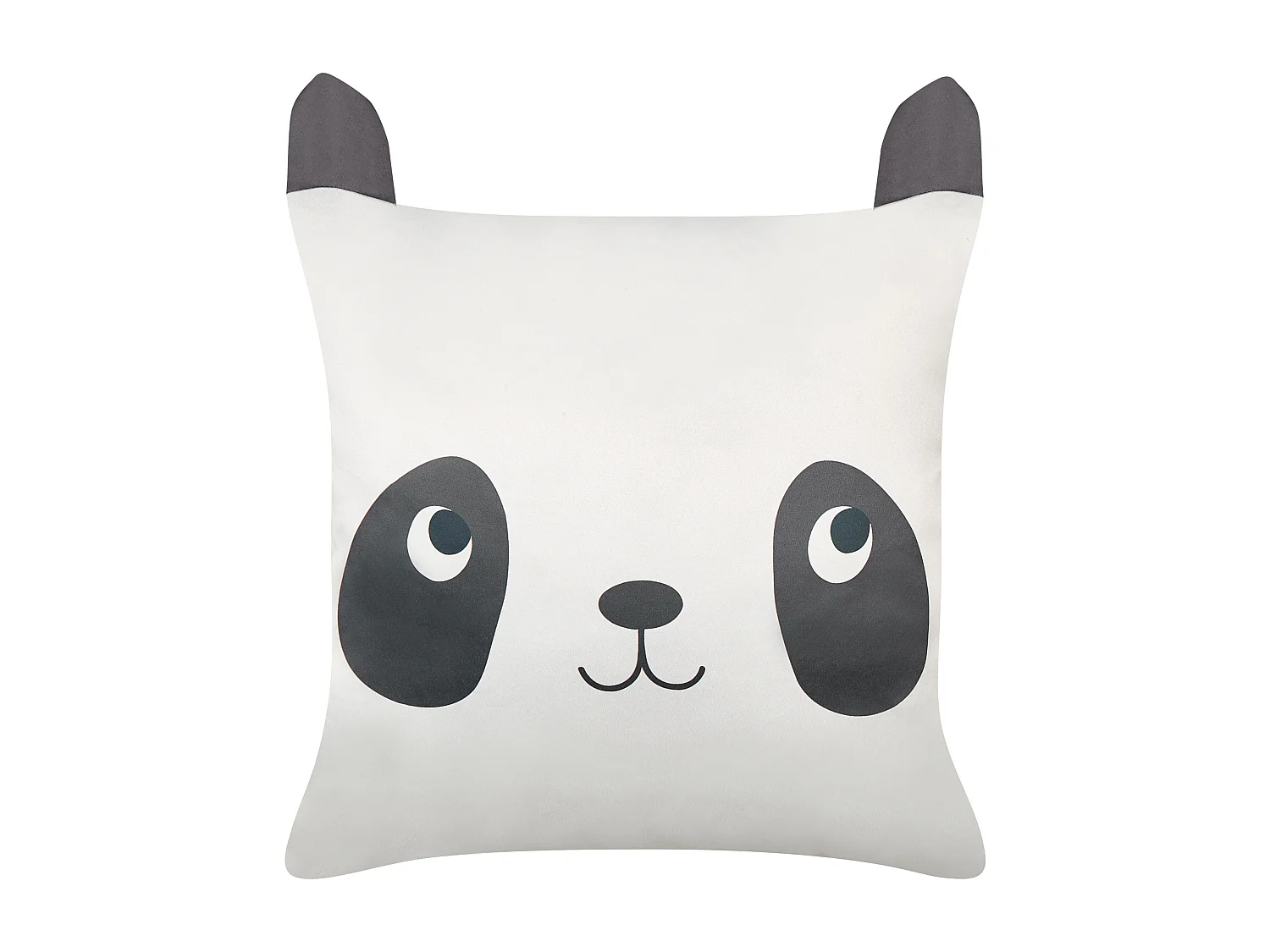 Kinderkissen Pandamotiv Baumwolle weiss / schwarz 45 x 45 cm 2er Set PANDAPAW