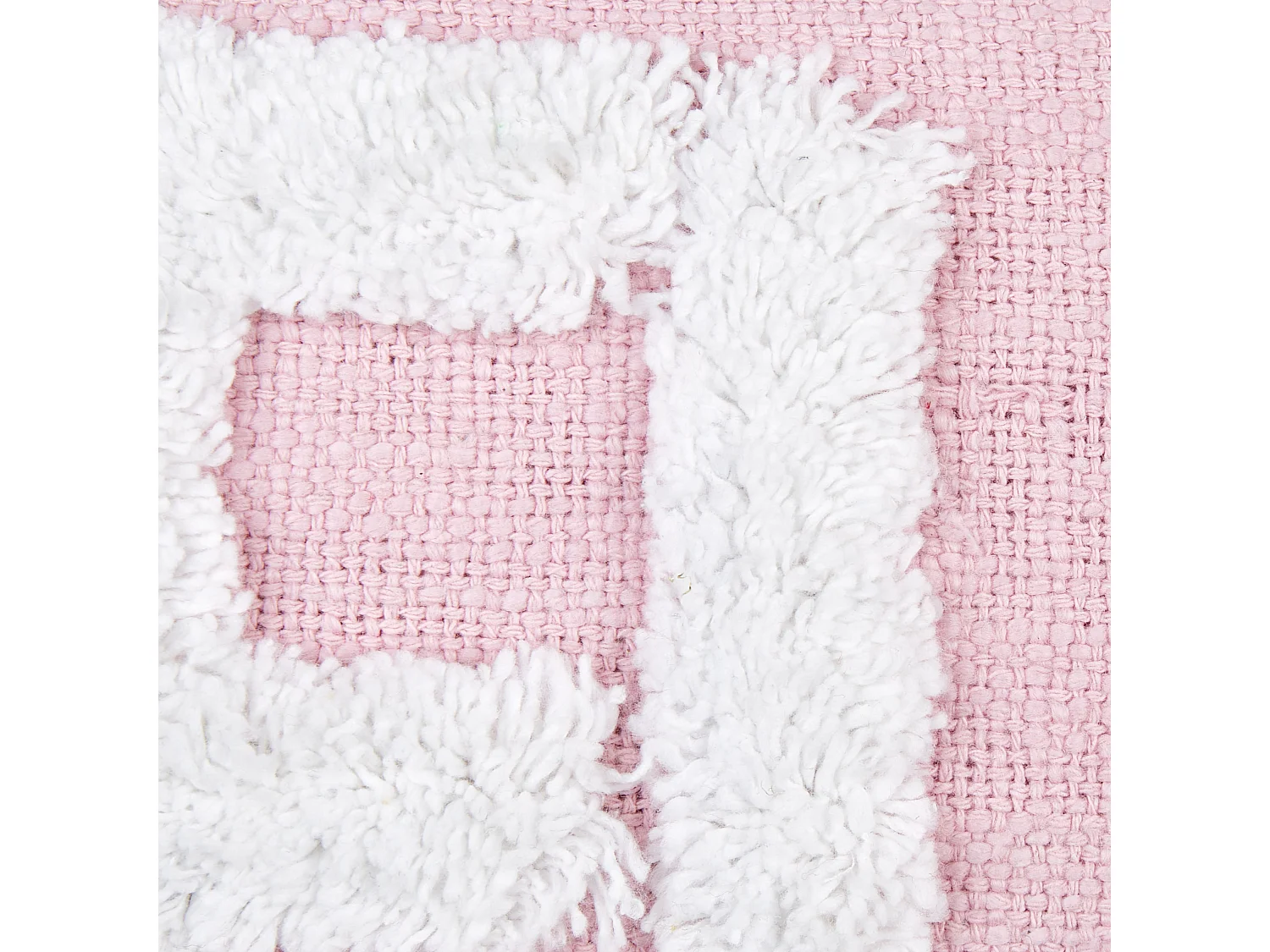 Lot de 2 coussins décoratifs RELAXIFY Coton 30 x 50 cm Rose pastel