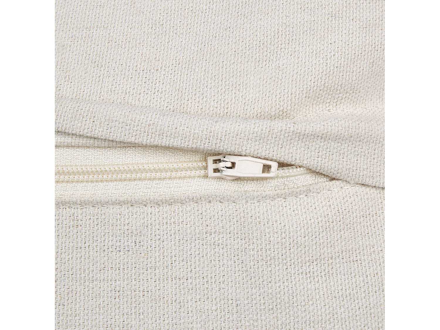 Lot de 2 coussins décoratifs FUSSEL Coton 45 x 45 cm Beige clair