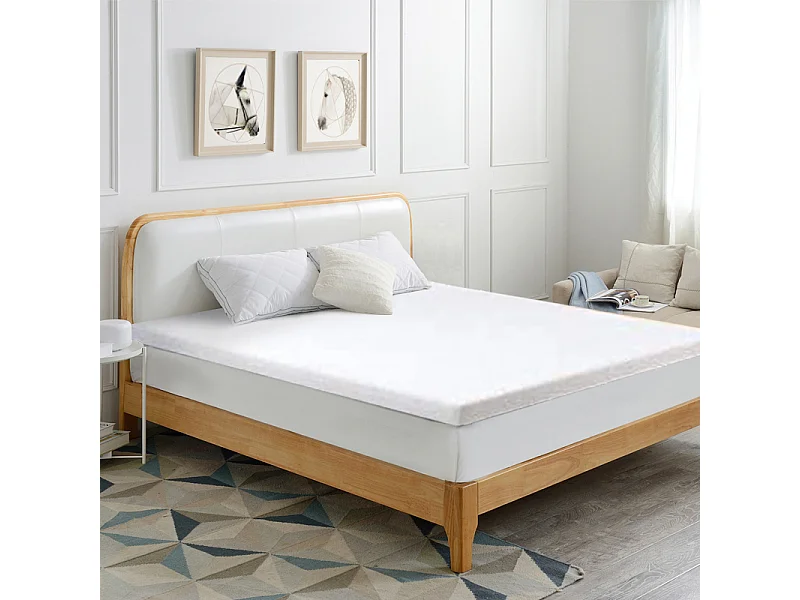 Surmatelas 140x190 cm - Épaisseur 5 cm - Sur-matelas Mousse Mémo Convient aux Matelas 140x190cm pour Adulte Enfant