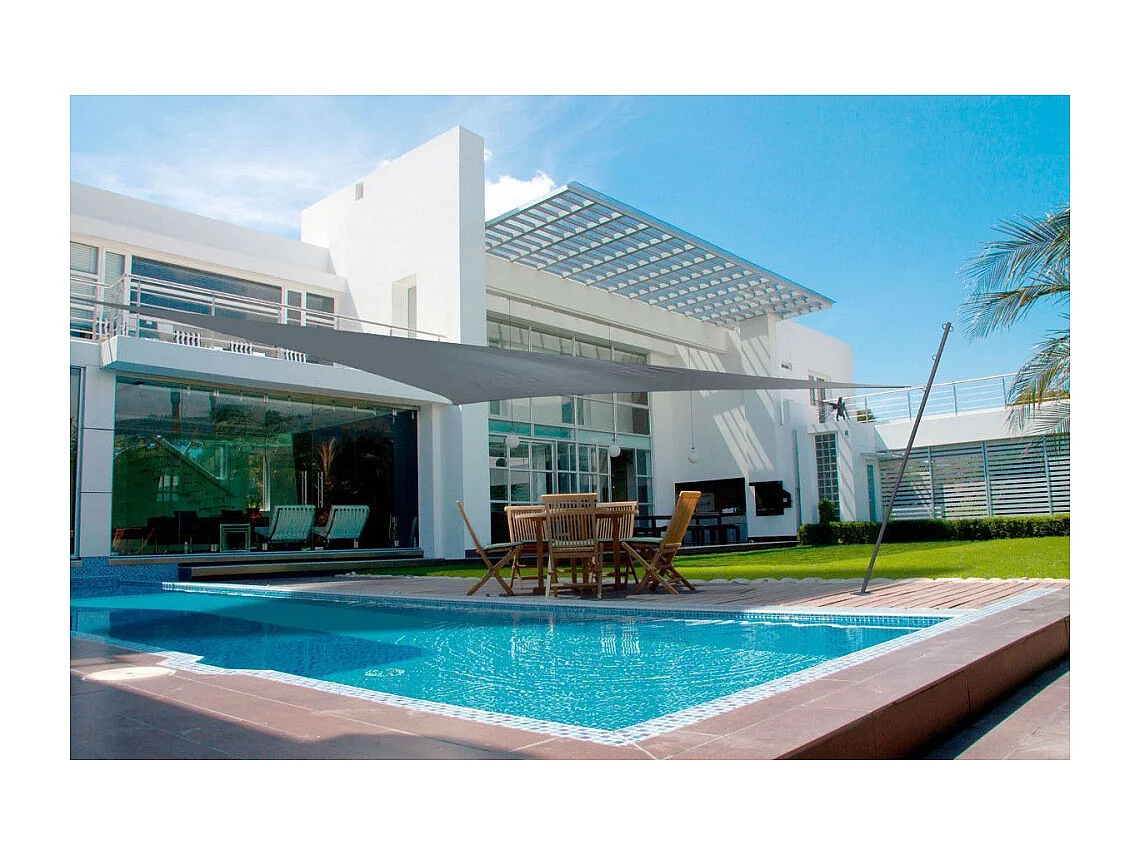 Mat incliné pour voile d'ombrage (Lot de 2)