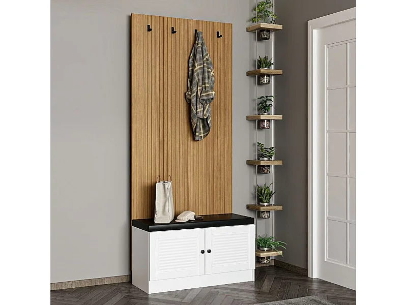 Meuble d'entrée EWY 90x210x35 CM