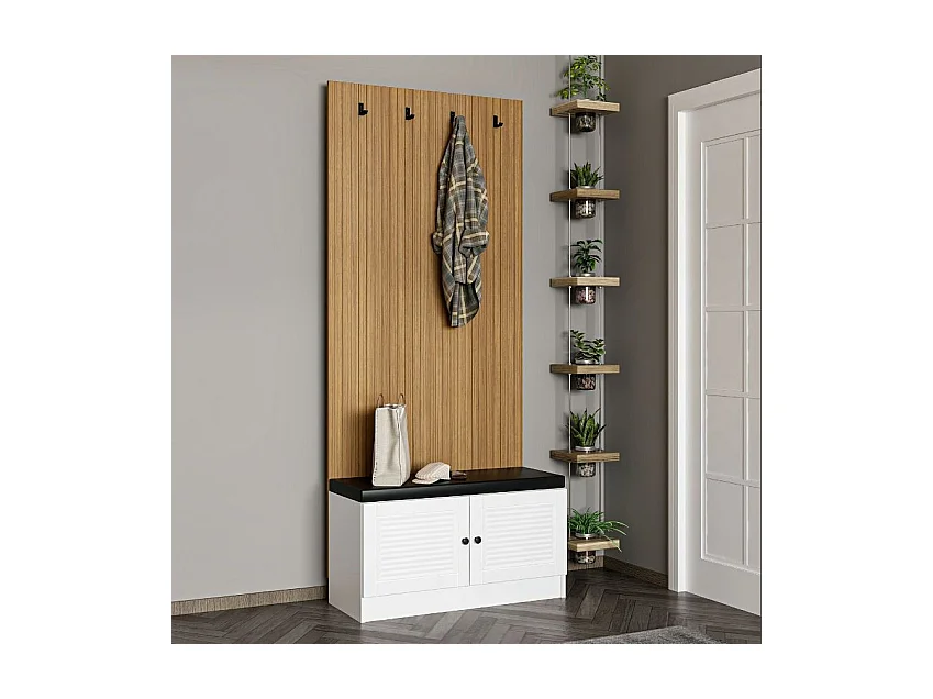Meuble d'entrée EWY 90x210x35 CM