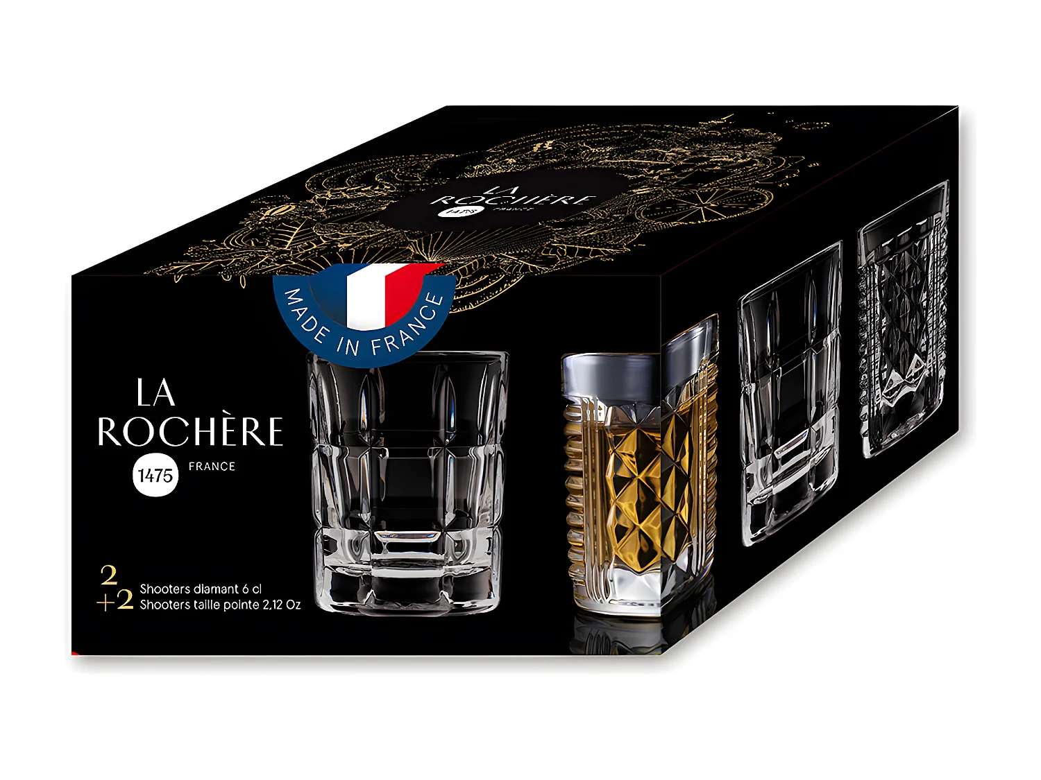 Set de 4 verres à shooter After 6 cl