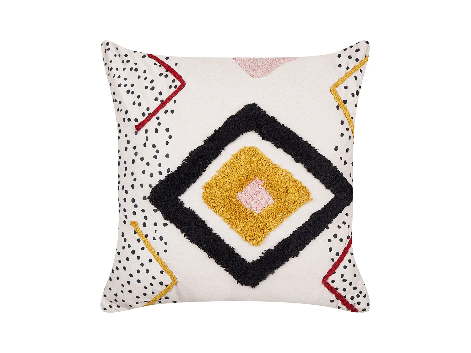 Dekokissen 2er Set SOLANUM Baumwolle 45 x 45 cm Bunt Geometrisches Muster