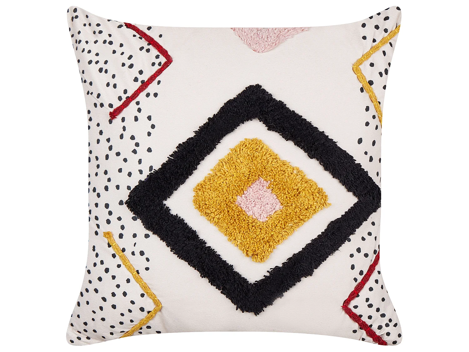 Set van 2 decoratieve kussens SOLANUM Katoen 45 x 45 cm Multicolor Geometrisch patroon