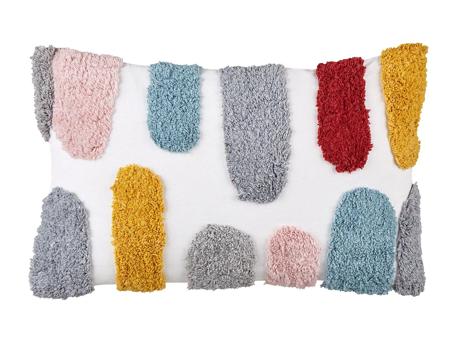 Lot de 2 coussins décoratifs STORKSBIL Coton 30 x 50 cm Multicolore Motif abstrait