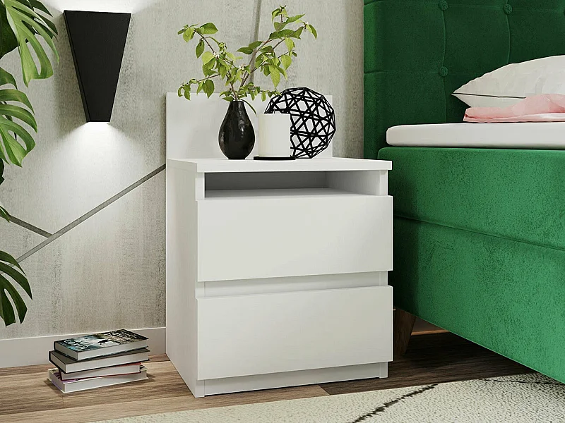 Mesa de cabeceira Comfivo 157, Número de gavetas: 2, 6x4x3cm