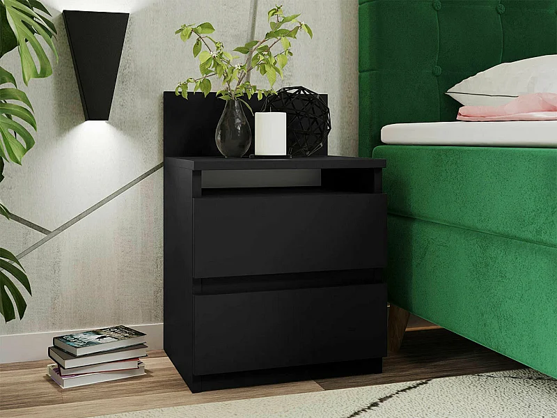 Mesa de cabeceira Comfivo 157, Número de gavetas: 2, 6x4x3cm