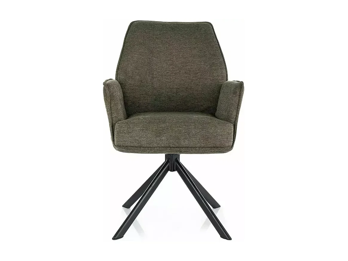 Chaise Hugo/Tissu/Vert