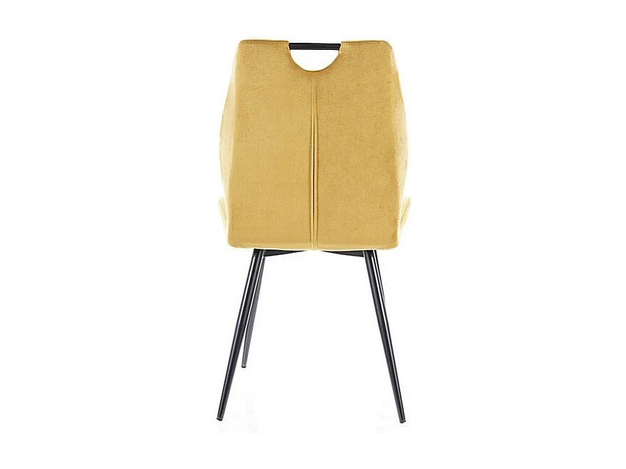 Krzesło tapicerowane ARCO VELVET curry