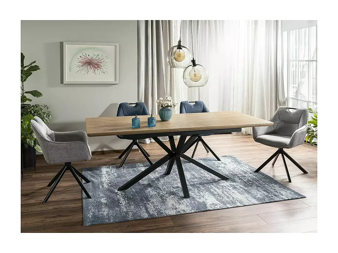 Stuhl Remo/Stoffbezug/Grau