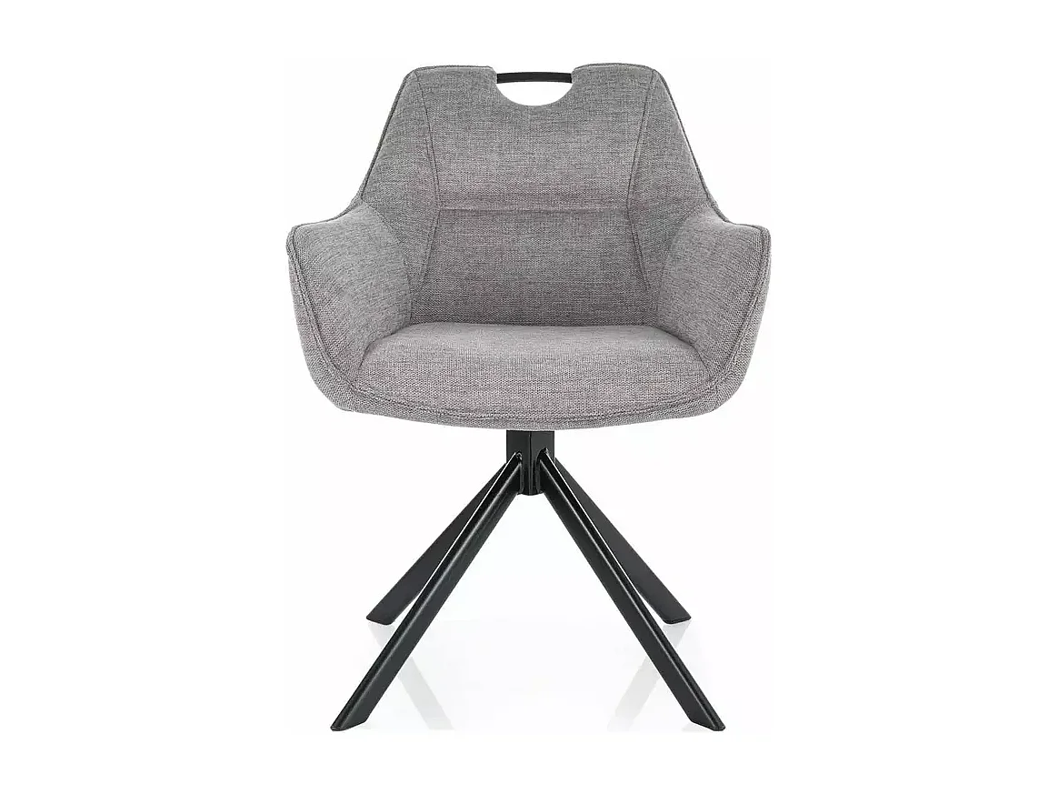 Stuhl Remo/Stoffbezug/Grau