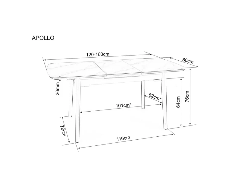 Chaise Basil /Tissu/Bleu