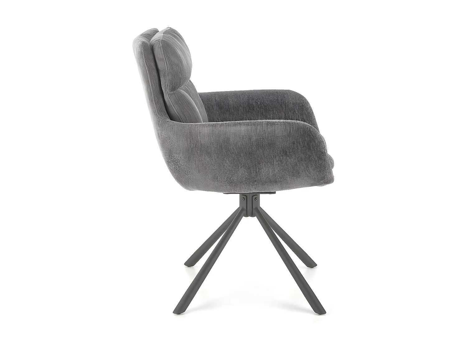 Stuhl K495/Stoffbezug/Anthrazit