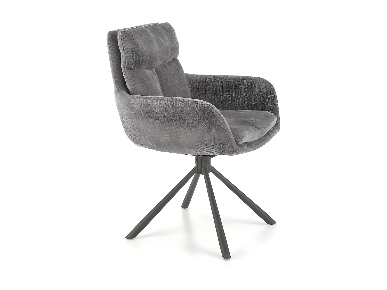 Stuhl K495/Stoffbezug/Anthrazit