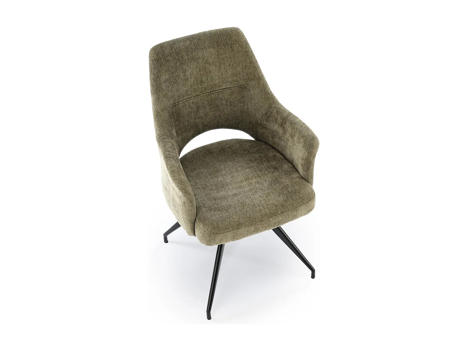 Sedia K542/Tessuto/Verde