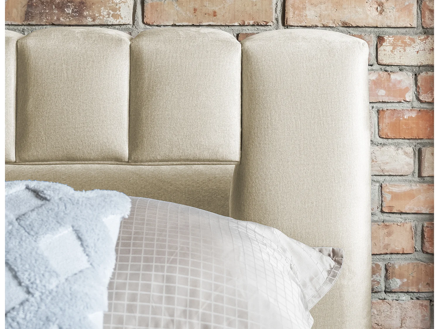 Lit Hero L-180x200/Tissu/Beige