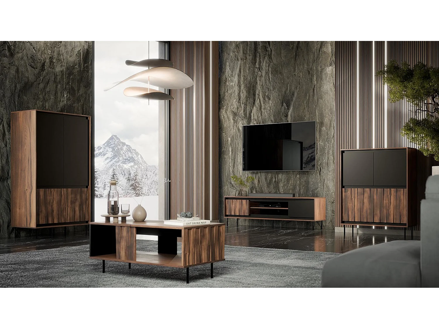 Tavolino da caffè  Swing/Marrone