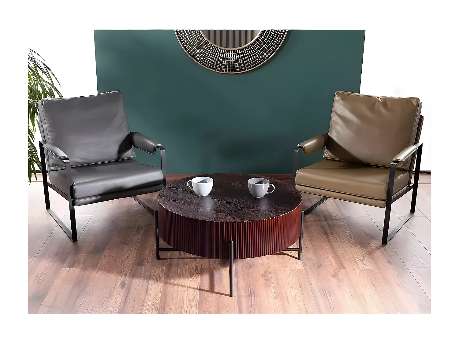 Table basse Tuca/VerniMarron